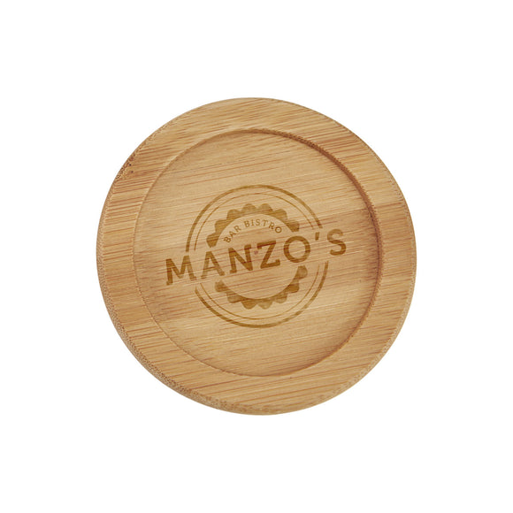 Bamboo Coaster - Printed or Laser-Engraved - Apartment Promotion