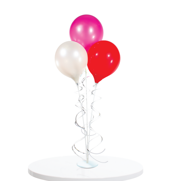 Classic 3-Balloon Tabletop Kit - Round Stand