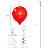 Classic Single Balloon Tabletop Kit - Round Stand