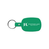 Rounded Rectangle Flexible Key Tag