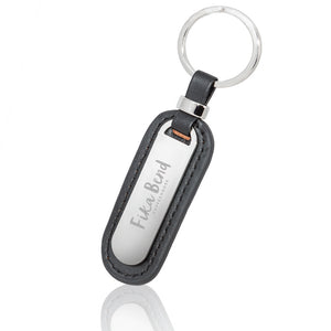 Leather & Metal Keychain Madison - Apartment Promotion