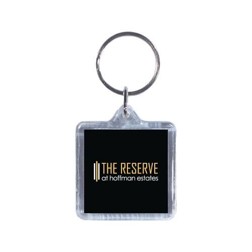 Full Color Square Acrylic Keychain